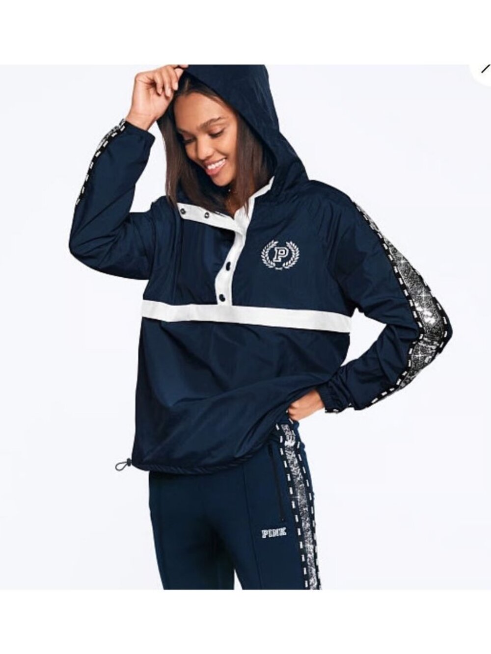 Victoria's Secret PINK Sequin Windbreaker XS/S